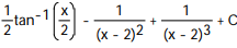 Express the integrand as a sum of partial fractions and evaluate the integral. -  A)   B)   C)   D)  