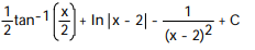 Express the integrand as a sum of partial fractions and evaluate the integral. -  A)   B)   C)   D)  
