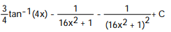 Express the integrand as a sum of partial fractions and evaluate the integral. -   dx A)    B)    C)   D)  