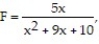 Solve the problem by integration. -The force F (in N)  applied by a stamping machine in making a certain computer part is   where x is the distance (in cm)  through which the force acts. Find the work done by the force from   to   A)  0.0013 N. cm B)  12.2417 N. cm C)  0.0066 N. cm D)  0.0632 N. cm