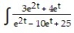 Evaluate the integral. -dt   A)    B)   C)    D)   