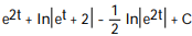 Evaluate the integral. -  A)    B)    C)   D)  