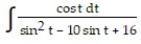 Evaluate the integral. -  A)   B)   C)    D)   