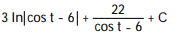 Evaluate the integral. -  A)   B)   C)   D)   