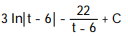 Evaluate the integral. -  A)   B)   C)   D)   