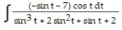 Evaluate the integral. -  A)   B)    C)   D)  