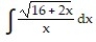 Evaluate the integral. -  A)   B)   C)   D)  
