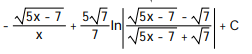 Evaluate the integral. -  A)   B)   C)   D)  