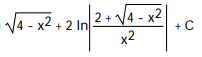 Evaluate the integral. -  A)   B)   C)   D)  