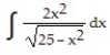 Evaluate the integral. -  A)   B)   C)   D)  