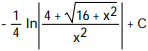 Evaluate the integral. -   dx A)   B)    C)    D)   