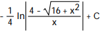 Evaluate the integral. -   dx A)   B)    C)    D)   