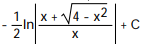 Evaluate the integral. -  A)   B)   C)   D)  