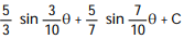  Evaluate the integral. - d  \theta   A)   B)   C)   D)   