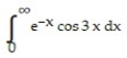 Evaluate the integral. -  A)    B)  1 C)    D)  Diverges