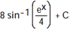 Evaluate the integral by making a substitution and then using a table of integrals. -  A)   B)   C)   D)  