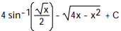 Evaluate the integral by making a substitution and then using a table of integrals. -  A)   B)   C)   D)  
