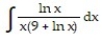 Evaluate the integral by making a substitution and then using a table of integrals. -  A)   B)   C)   D)  