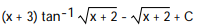 Evaluate the integral by making a substitution and then using a table of integrals. -    dx A)   B)   C)   D)  