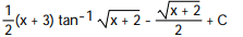 Evaluate the integral by making a substitution and then using a table of integrals. -    dx A)   B)   C)   D)  