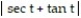 Evaluate the integral by making a substitution and then using a table of integrals. -  A)  ln   - sin t + C B)  ln   + cos t + C C)  ln   + sin t + C D)  ln   - sin t + C