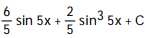 Use reduction formulas to evaluate the integral. -  A)    B)   C)   D)  