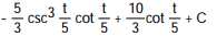 Use reduction formulas to evaluate the integral. -  A)   B)    C)   D)  