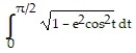  Solve the problem. -The length of the ellipse  x = a cos t, y = b sin t, 0  \le  t  \le  2  Length = 4a    where e is the ellipse's eccentricity. Use Simpson's Rule with n = 6 to estimate the length of the ellipse when a = 2 and e = 1/3. A)  11.8956 B)  12.1751 C)  11.2546 D)  12.2097 