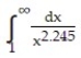 Evaluate the improper integral or state that it is divergent. -  A)    B)  Divergent C)    D)   