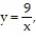  Find the volume. -Find the volume of the solid generated by revolving the region under the curve   from   to   about the   A)  9 \pi  B)   \pi    C)  18 \pi  D)  9 