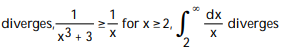 Determine whether the integral converges or diverges. -  A)    B)   C)   D)  