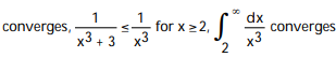 Determine whether the integral converges or diverges. -  A)    B)   C)   D)  