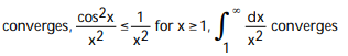 Determine whether the integral converges or diverges. -  A)   B)    C)   D)   