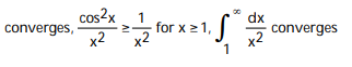 Determine whether the integral converges or diverges. -  A)   B)    C)   D)   