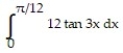 Evaluate the integral. -  A)  2 ln 2 B)  2 ln 3 C)  4 ln 2 D)  -2 ln 2