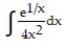 Evaluate the integral. -  A)    + C B)    + C C)  -   + C D)    + C