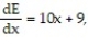 Solve the problem. -A certain company has found that its expenditure rate per day (in hundreds of dollars)  on a certain type of job is given by   where x is the number of days since the start of the job. Find the expenditure if the job takes 5 days. A)  $ 170 B)  $ 59 C)  $ 17,000 D)  $ 5900