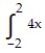 <strong>Provide an appropriate response. -Which of the following integrals, if any, calculates the area of the shaded region? </strong> A) dx B) dx C) dx D) dx