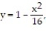  Solve the problem. -An auxiliary fuel tank for a helicopter is shaped like the surface generated by revolving the curve   - 4  \le  x  \le 4, about the x-axis (dimensions are in feet) . If a cubic foot holds 7.481 gallons and the helicopter gets 3 miles to the gallon, how many additional miles will the helicopter be able to fly once the tank is installed (to the nearest mile) ? A)  301 B)  75 C)  100 D)  150 