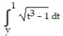  Find the length of the curve. -x =   , 1 \le  y \le 9 A)  481 /5 B)  52/3 C)  484/5 D)  20 