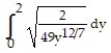  Set up an integral for the length of the curve. -x =   , 0  \le  y  \le  2 A)    B)    C)    D)    