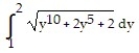  Set up an integral for the length of the curve. -  + 6y = 6x - 1, 1  \le y \le 2 A)    B)    C)    D)    