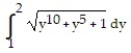  Set up an integral for the length of the curve. -  + 6y = 6x - 1, 1  \le y \le 2 A)    B)    C)    D)    