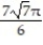 Find the area of the surface generated when the given curve is revolved about the x-axis. -y =   on   A)    B)    (21   -   )  C)    D)    (19   - 7   ) 