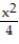 Find the area of the surface generated when the given curve is revolved about the y-axis.   -y =   , for 4  \le x \le  6 A)     B)    C)    D)    