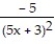 Find the derivative. -y =   A)    B)    -   C)    +   D)   