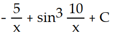 Evaluate the integral using the given substitution.       -  dx , u = -   A)       B)       C)       D)      
