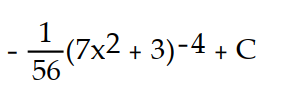 Evaluate the integral.            -  A)       B)       C)       D)     