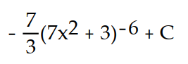 Evaluate the integral.            -  A)       B)       C)       D)     