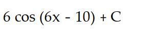 Evaluate the integral.            -  A)       B)       C)       D)      